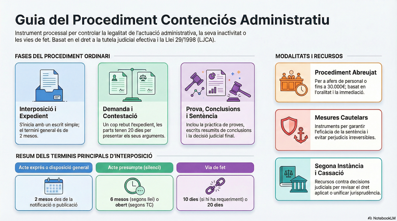 Guia del procediment contenciós administratiu